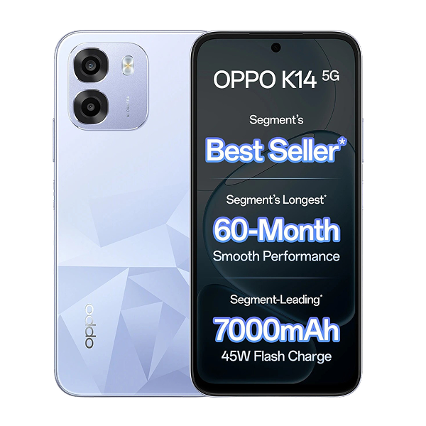 Oppo K14 (Icy Blue, 6/128 GB)